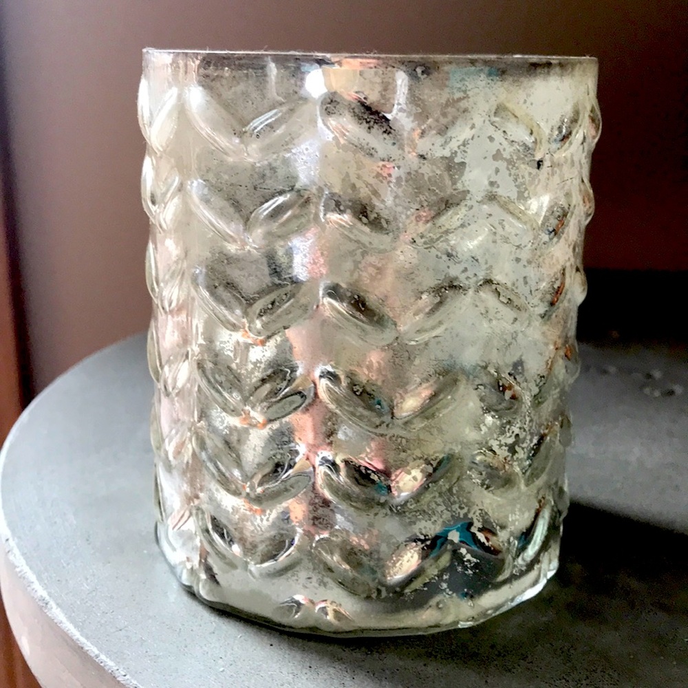 Casa by Victor Alfaro Mercury votive holder NEW